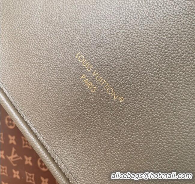 Spot Bulk Louis Vuitton Neverfull Inside Out MM Bag M25664 Monogram/Grey 2025