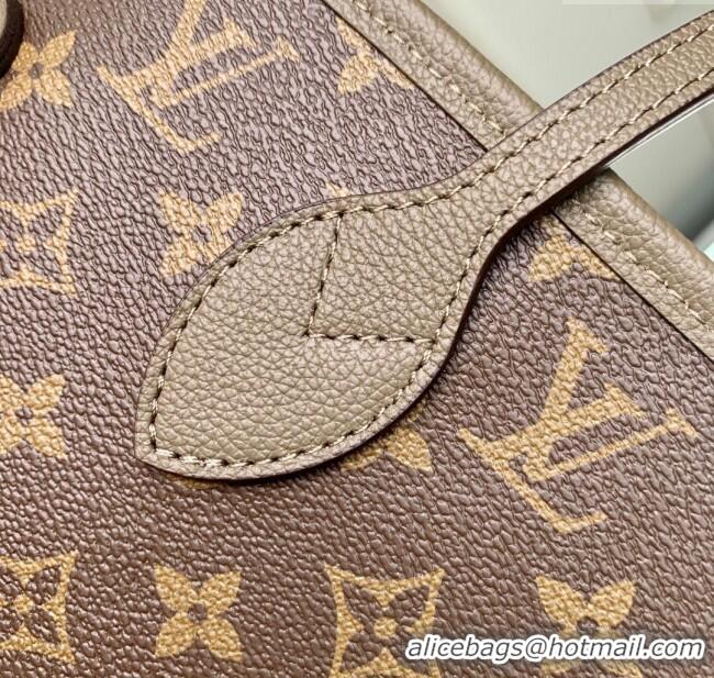 Spot Bulk Louis Vuitton Neverfull Inside Out MM Bag M25664 Monogram/Grey 2025