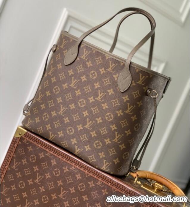Spot Bulk Louis Vuitton Neverfull Inside Out MM Bag M25664 Monogram/Grey 2025