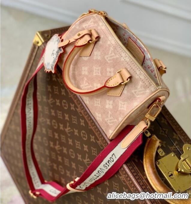 New Design Louis Vuitton Speedy Bandouliere 20 Bag in Meowgram Coated Canvas M15151 2025
