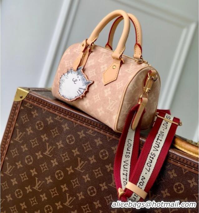 New Design Louis Vuitton Speedy Bandouliere 20 Bag in Meowgram Coated Canvas M15151 2025