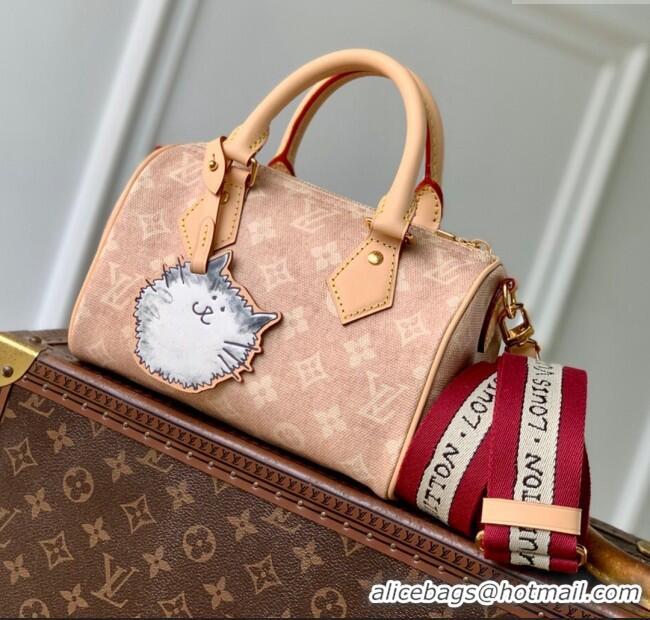 New Design Louis Vuitton Speedy Bandouliere 20 Bag in Meowgram Coated Canvas M15151 2025