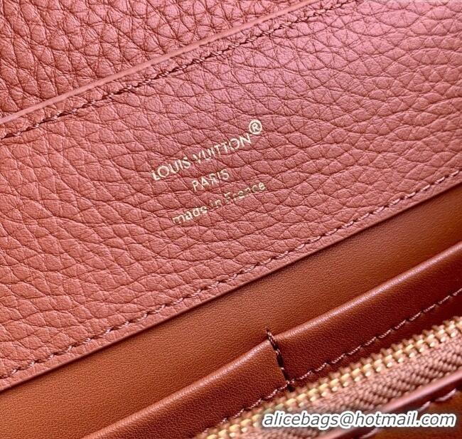Market Sells Louis Vuitton Capucines MM Bag with Chain in Taurillon Leather M14381 Tan 2025