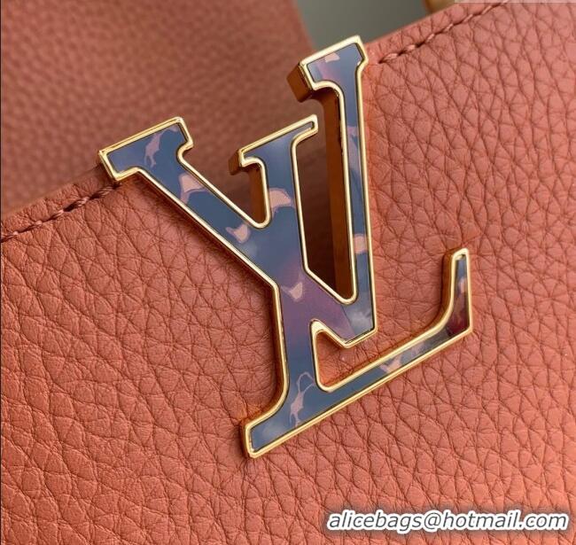 Market Sells Louis Vuitton Capucines MM Bag with Chain in Taurillon Leather M14381 Tan 2025