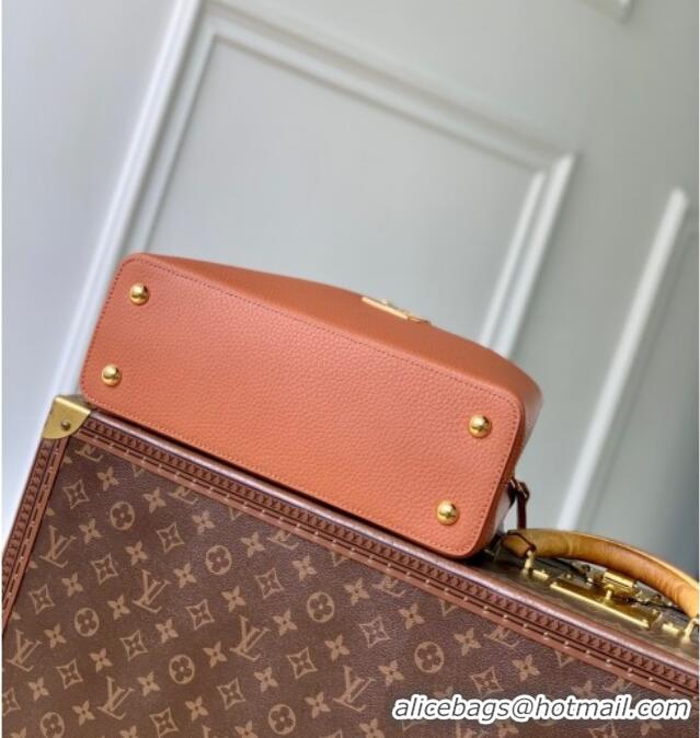 Market Sells Louis Vuitton Capucines MM Bag with Chain in Taurillon Leather M14381 Tan 2025