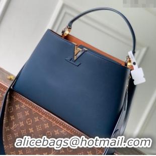 Cheap Wholesale Louis Vuitton Capucines GM Souple Handbag M24607 Blue 2025