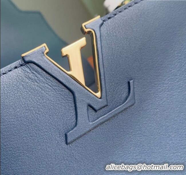 Cheap Wholesale Louis Vuitton Capucines GM Souple Handbag M24607 Blue 2025