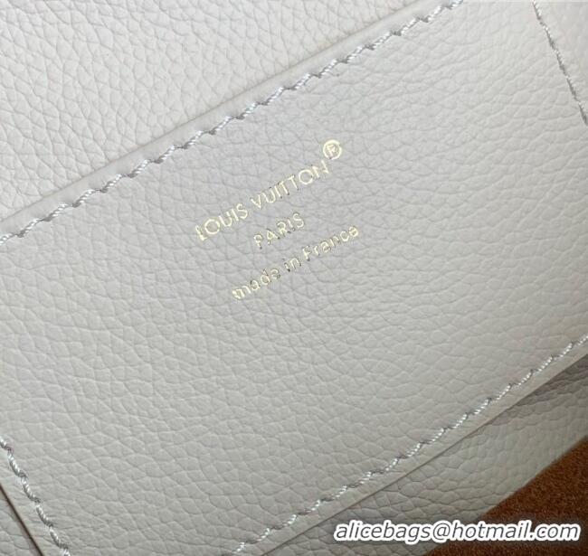 Classic Specials Louis Vuitton Capucines MM Souple Bag in Calf Leather M14370 White 2025