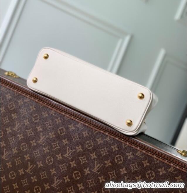 Classic Specials Louis Vuitton Capucines MM Souple Bag in Calf Leather M14370 White 2025