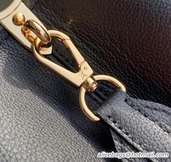 Grade Quality Louis Vuitton Capucines MM Souple Bag in Calf Leather M14370 Black 2025