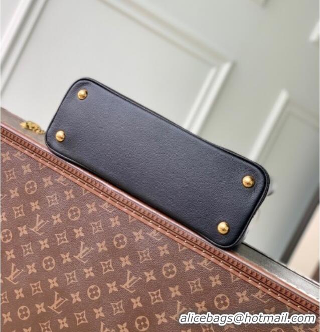 Grade Quality Louis Vuitton Capucines MM Souple Bag in Calf Leather M14370 Black 2025