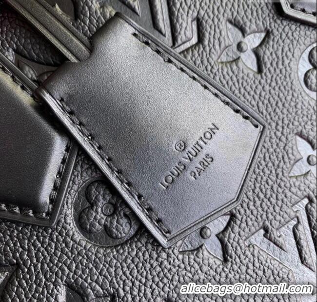 Top Grade Louis Vuitton Alma BB Bag in Monogram Grained Leather M26409 Black 2025