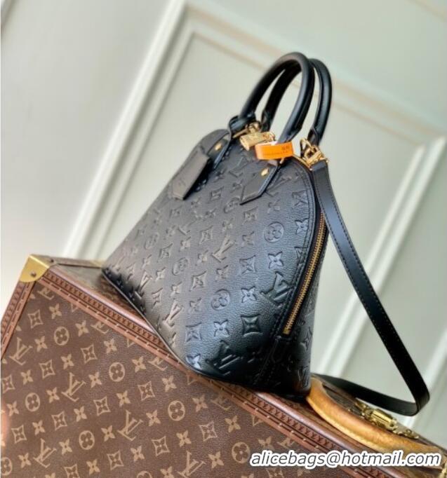 Best Product Louis Vuitton Alma PM Bag in Monogram Grained Leather M26489 Black 2025