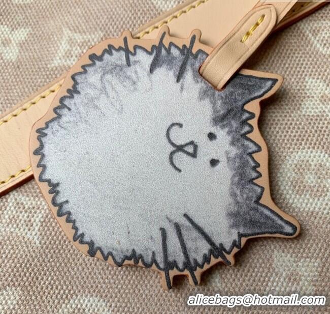 Luxury Discount Louis Vuitton Keepall Bandouliere 45 in Meowgram Coated Canvas M25787 2025