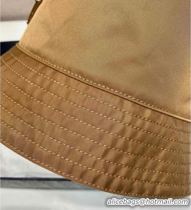 High Quality Prada Nylon Bucket Hat 0929 Brown 2025