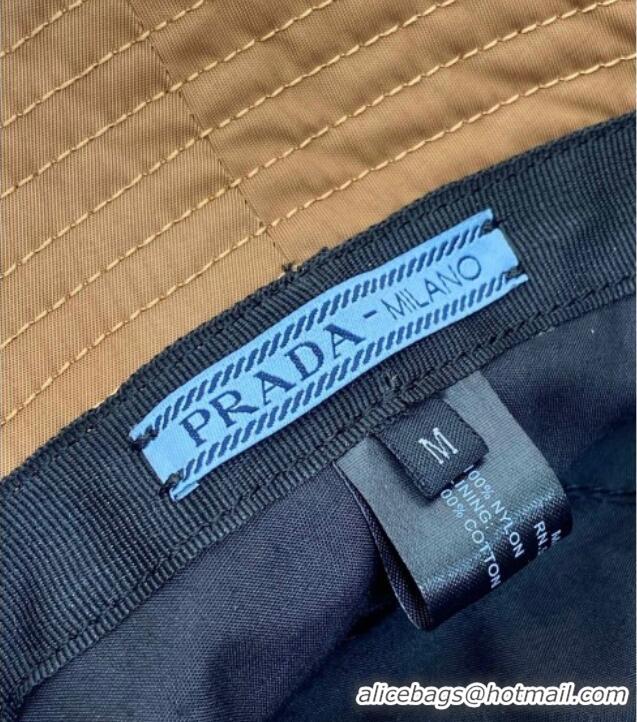 High Quality Prada Nylon Bucket Hat 0929 Brown 2025
