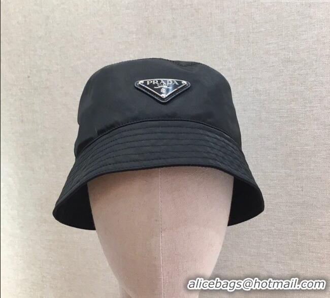 New Product Prada Nylon Bucket Hat 0929 Black 2025