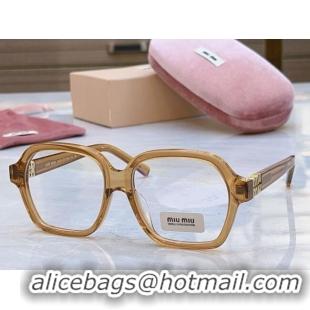 New Style Cheap Miu Miu Glasses MU03YV Light Brown 2025