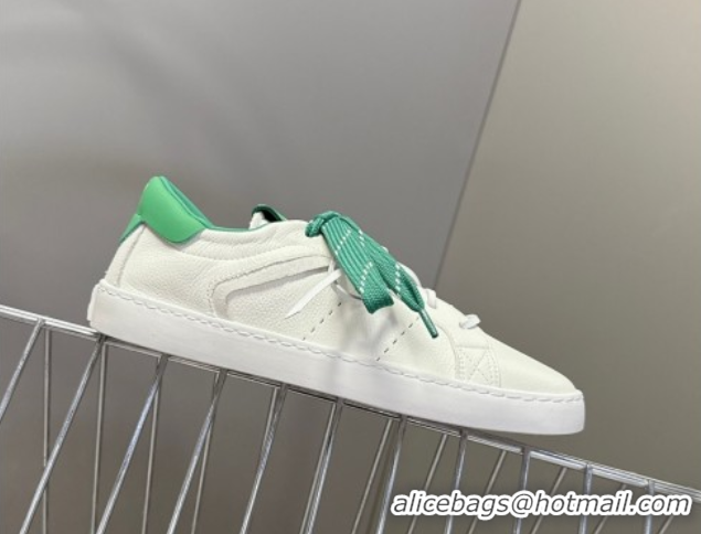 Grade Quality Miu Miu Leather Sneakers White/Green MIU082601 50826012