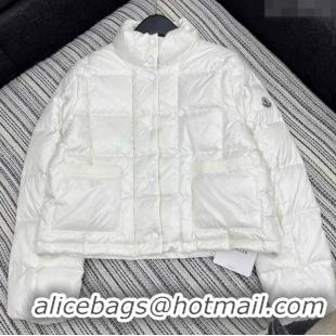 Top Quality Moncler MaYa Down Jacket 0814 White 2025