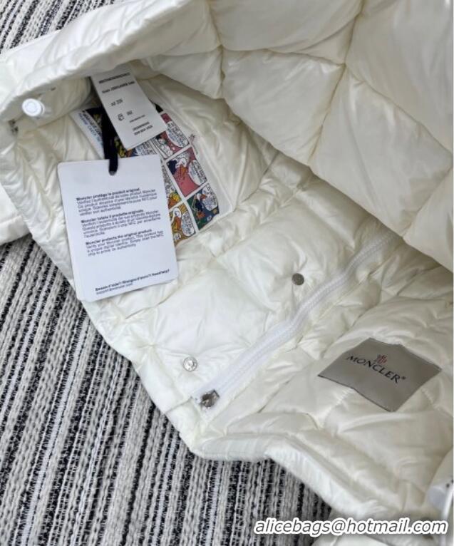 Top Quality Moncler MaYa Down Jacket 0814 White 2025