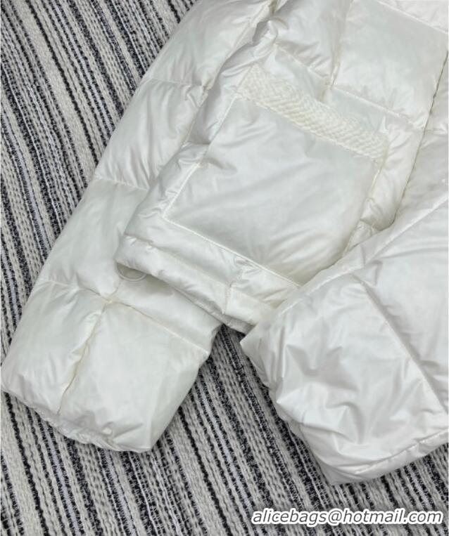 Top Quality Moncler MaYa Down Jacket 0814 White 2025