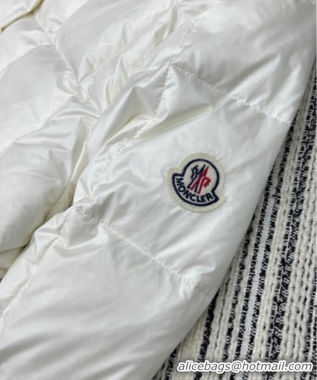 Top Quality Moncler MaYa Down Jacket 0814 White 2025