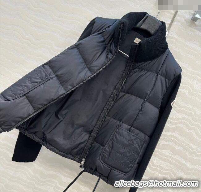 New Design Moncler Down Jacket 0815 Black 2025