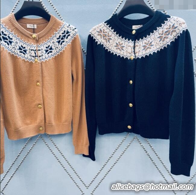 Luxury Classic Celine Wool Cardigan C92601 2025