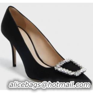 ​Original Cheap Emilia Wickstead Sophia Heels With Jewels E8951 Black
