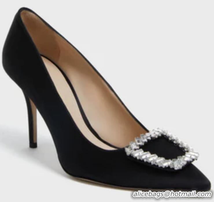 ​Original Cheap Emilia Wickstead Sophia Heels With Jewels E8951 Black