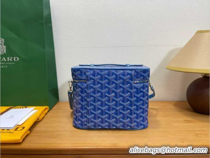 Top Grade Goyard Muse Vanity Case GY1404 Light Blue 2021