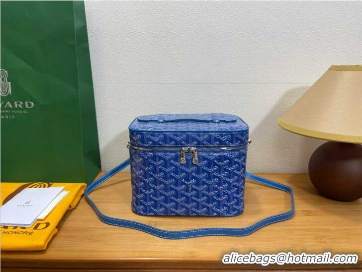 Top Grade Goyard Muse Vanity Case GY1404 Light Blue 2021