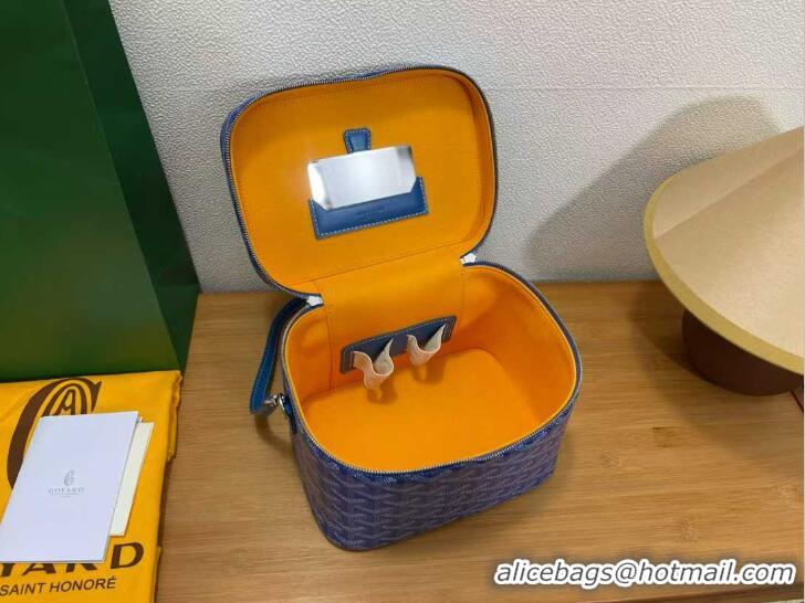 Top Grade Goyard Muse Vanity Case GY1404 Light Blue 2021