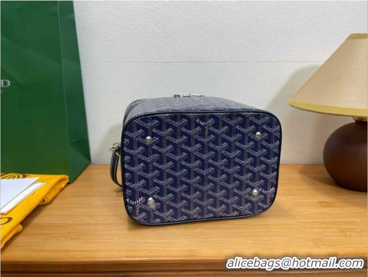 Cheapest Goyard Muse Vanity Case GY1404 Navy Blue 2021