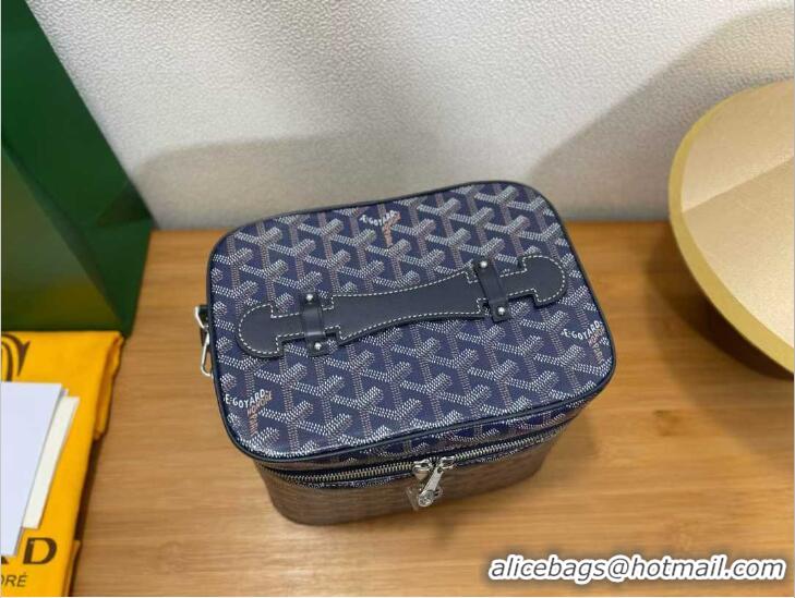 Cheapest Goyard Muse Vanity Case GY1404 Navy Blue 2021