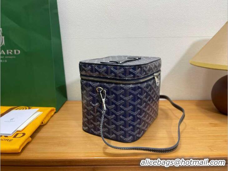 Cheapest Goyard Muse Vanity Case GY1404 Navy Blue 2021