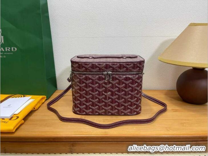 Famous Brand Goyard Muse Vanity Case GY1404 Burgundy 2021