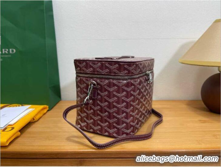 Famous Brand Goyard Muse Vanity Case GY1404 Burgundy 2021