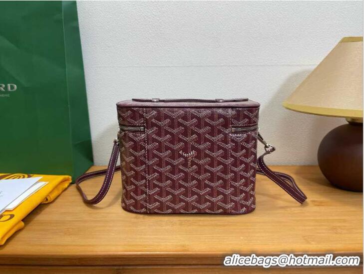 Famous Brand Goyard Muse Vanity Case GY1404 Burgundy 2021
