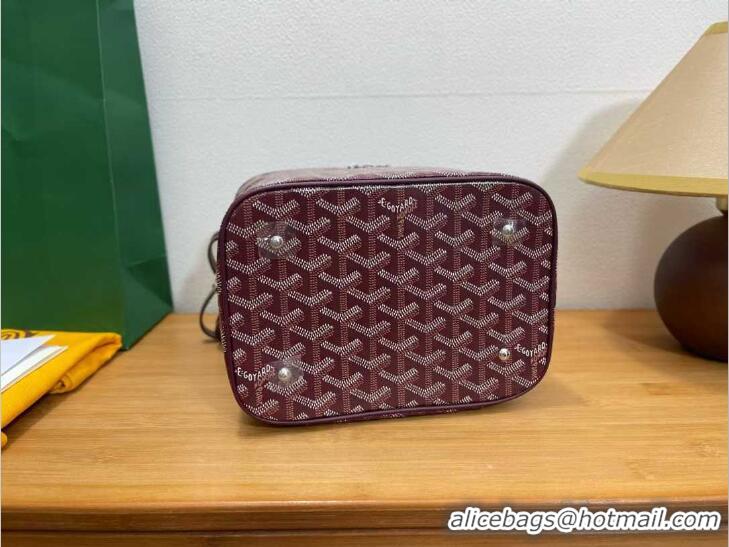 Famous Brand Goyard Muse Vanity Case GY1404 Burgundy 2021