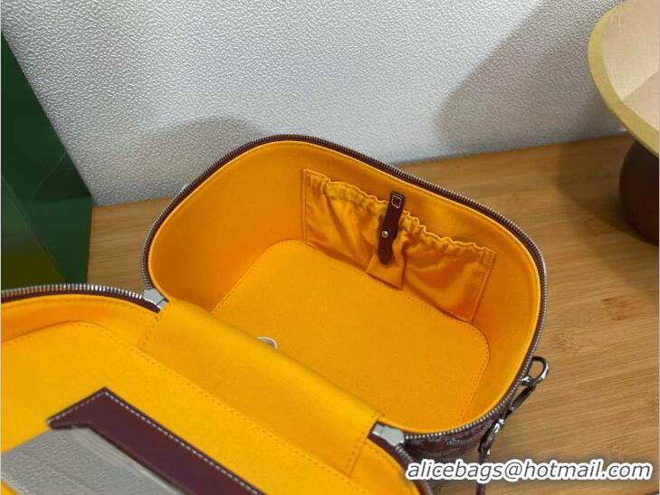Famous Brand Goyard Muse Vanity Case GY1404 Burgundy 2021