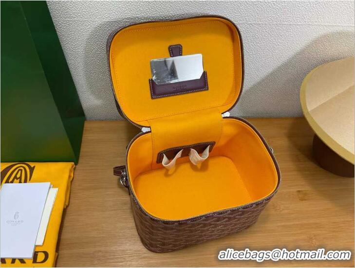 Famous Brand Goyard Muse Vanity Case GY1404 Burgundy 2021