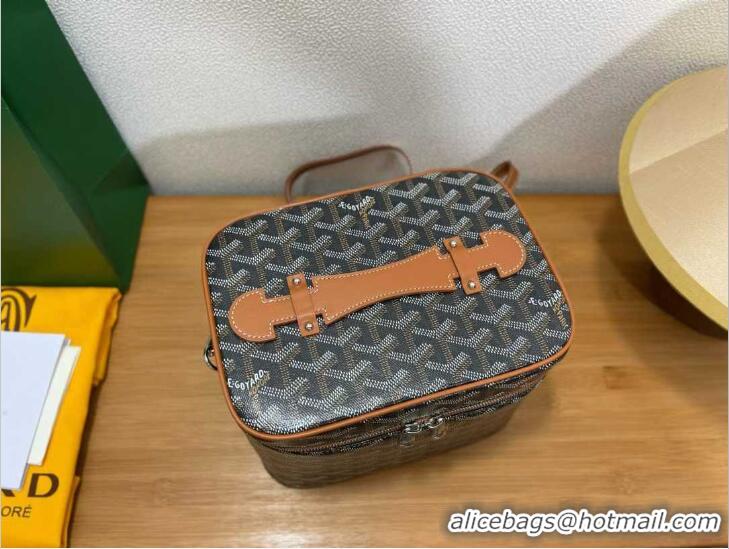Promotional Goyard Muse Vanity Case GY1404 Black And Tan 2021