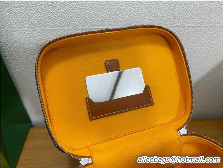 Promotional Goyard Muse Vanity Case GY1404 Black And Tan 2021