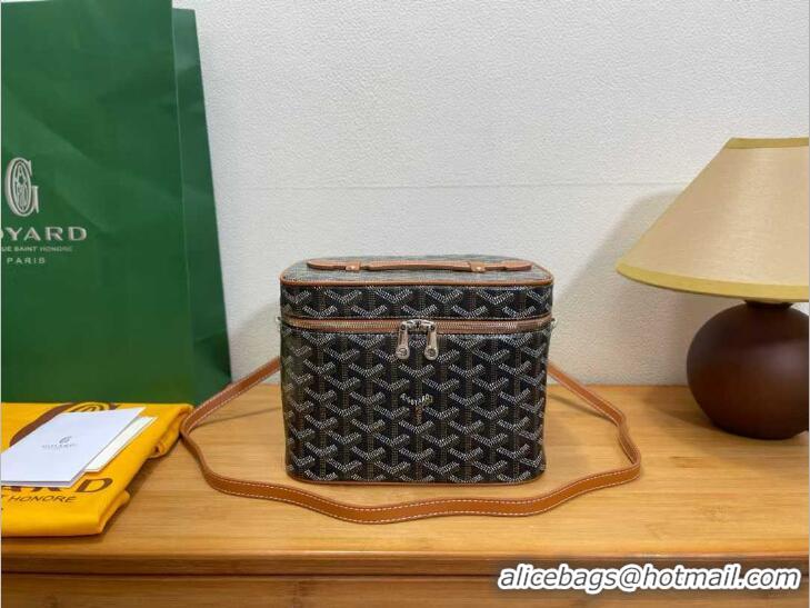Promotional Goyard Muse Vanity Case GY1404 Black And Tan 2021
