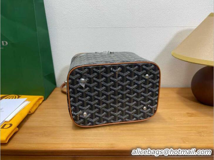 Promotional Goyard Muse Vanity Case GY1404 Black And Tan 2021