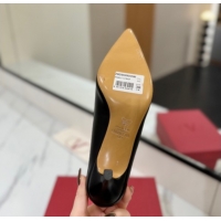 Best Product Valentino VLogo Signature Pumps 7.5cm in Calfskin Leather All Black 2025 VA082104