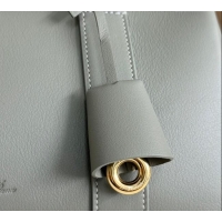 Best Price Loro Piana Loom Top Handle bag L25 in Calfskin Leather 0925 Sheen Green 2025