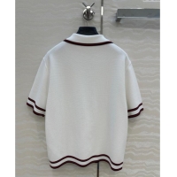 New Design Gucci Tennis Polo Top 0620 White 2025